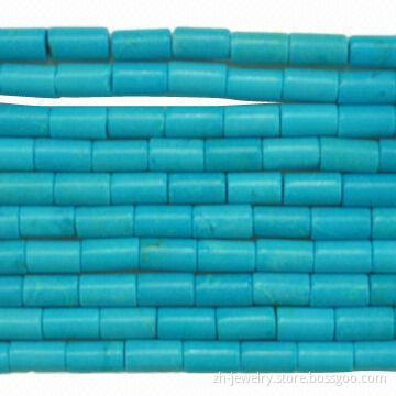 Turquoise Tube Beads, 100% Natural, Different Sizes (2-100mm) Shapes and Styles Available